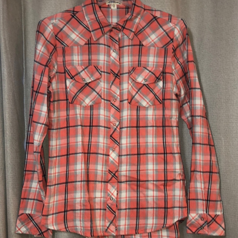 Pink and grey top Size M